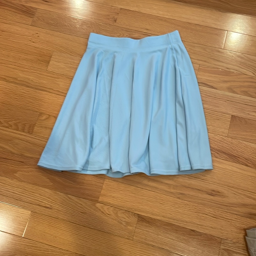 Blue skirt